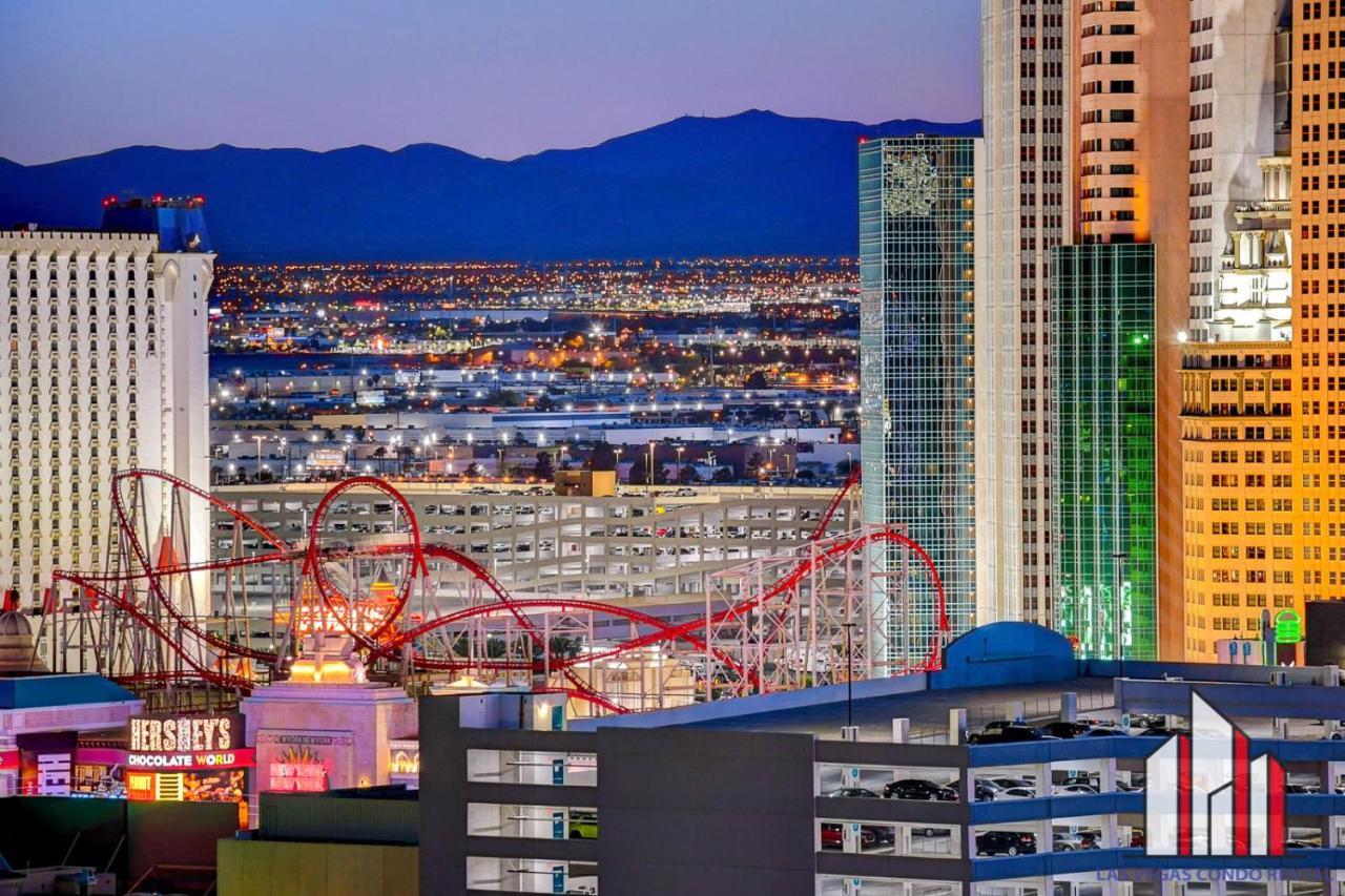 Mgm Signature-22-707 F1 Track & Strip View Balcony Las Vegas Exterior photo